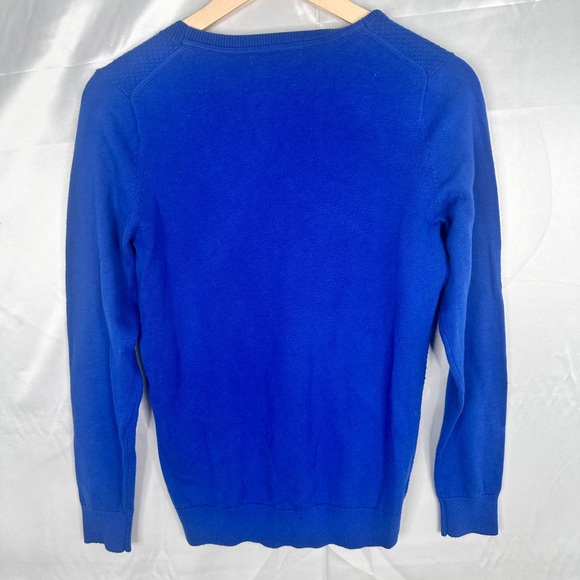 Banana Republic Blue Textured Knit Sweater – Size M - Picture 4 of 7